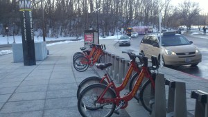 Bikeshare at Fort Totten metro station