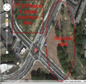 City-owned parcel subject of surplus hearing on SE corner of Riggs Rd & South Dakota Ave NE