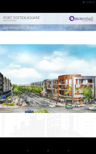 Fort Totten Square Phase I with potential Phase II rendering