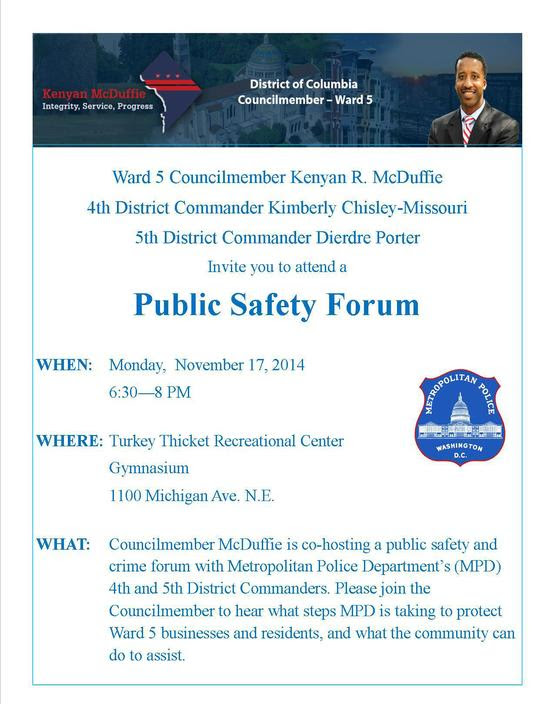 Ward 5 Public Safety Meeting
