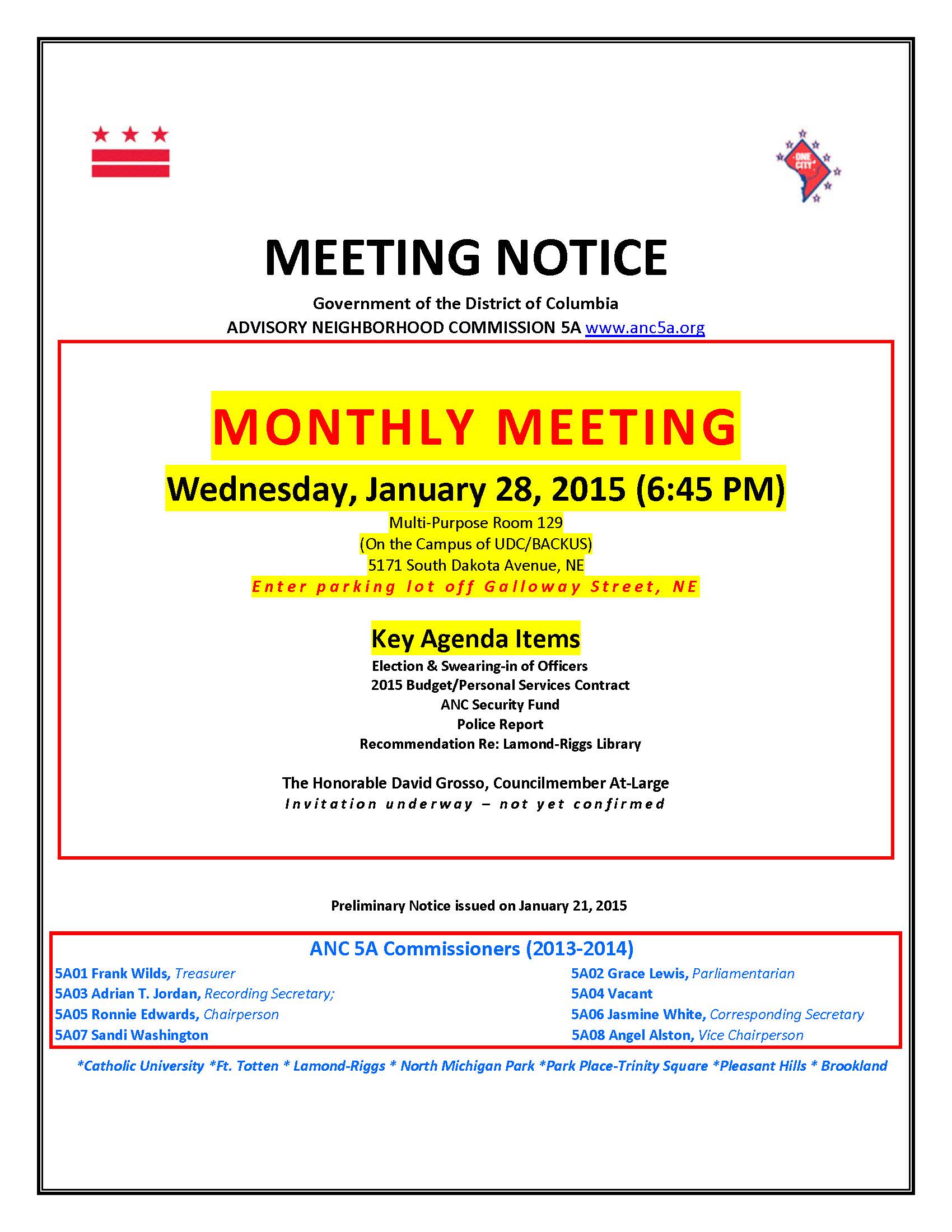 January2015MonthlyANC5AMeetingflyer