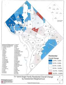 Assessment change map