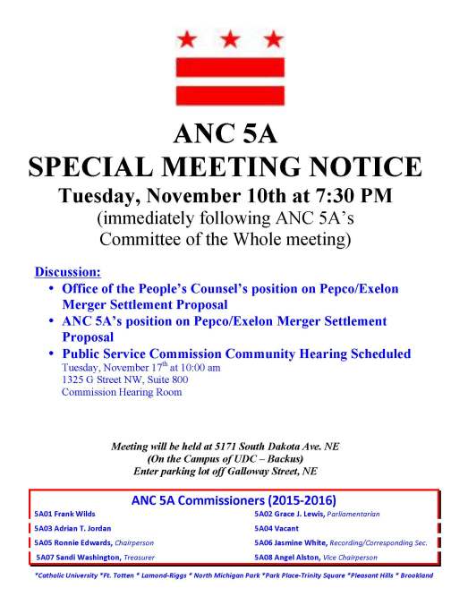 ANC 5A Nov 2015 Special Meeting Notice