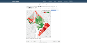 District Measured Percent Change Median Sale Price from 2006 to 2015