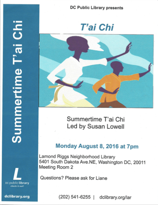 Lamond-Riggs Libray T'ai Chi
